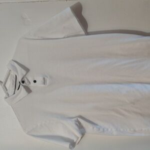 Banana Republic Classic White Polo Shirt Size Medium